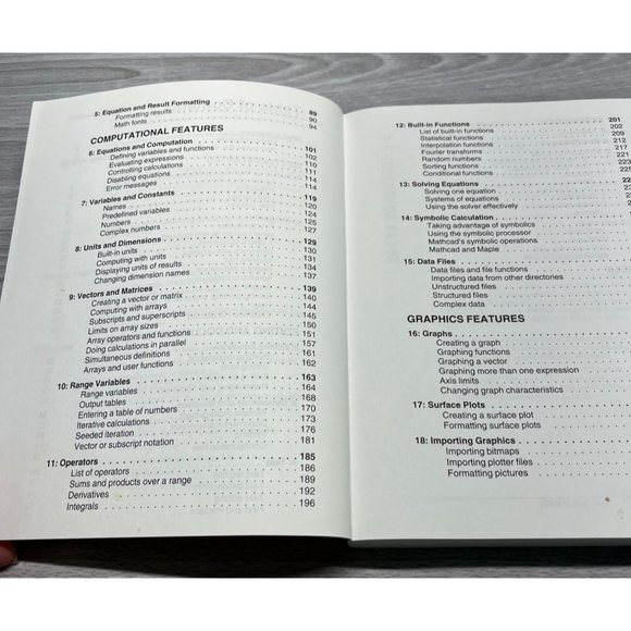 Mathcad 3.1 Users Guide Windows Version 1992 Mathsoft - Picture 6 of 9